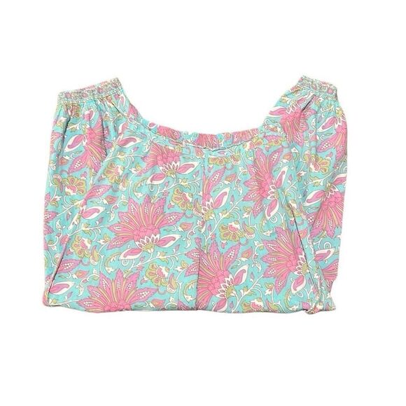 TARa C TARa Turquoise Pink Floral Co-ord Set Size S - Picture 7 of 14